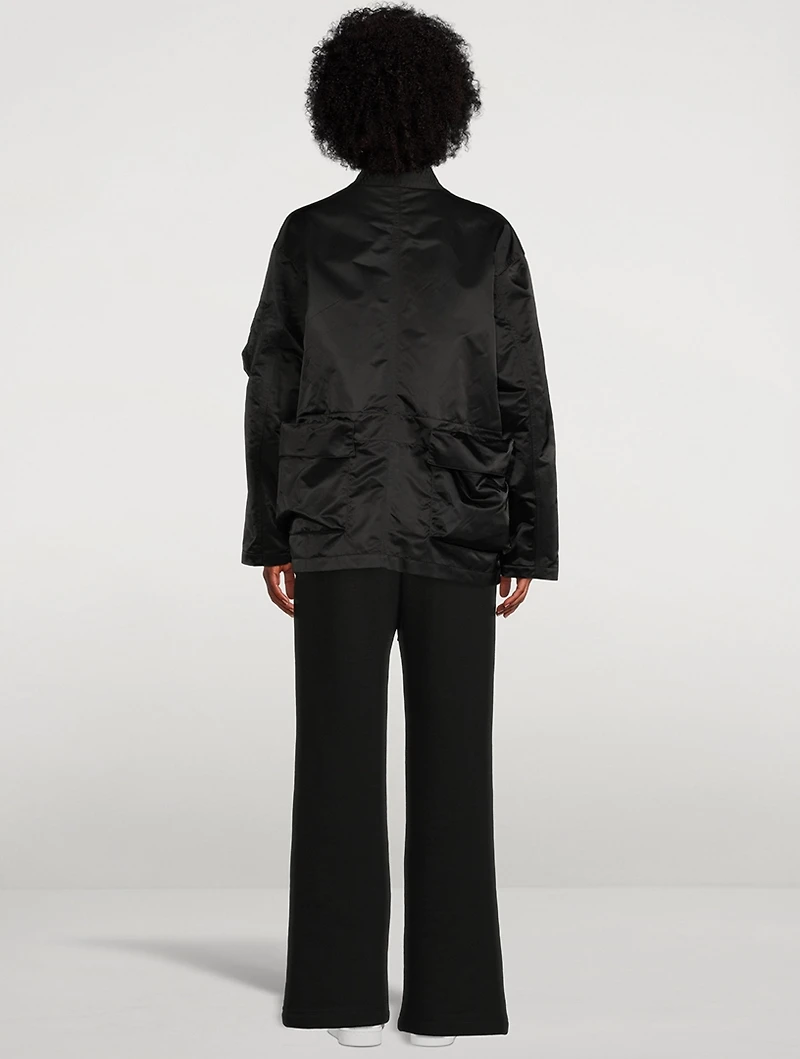 Satin Cargo Jacket
