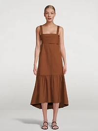 Good Linen Tie-Back Dress