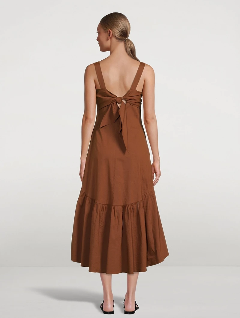 Good Linen Tie-Back Dress