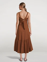 Good Linen Tie-Back Dress