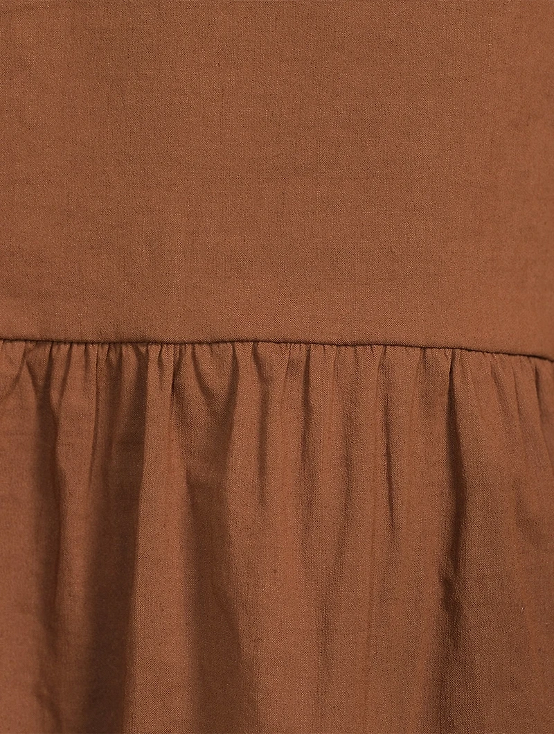 Good Linen Tie-Back Dress