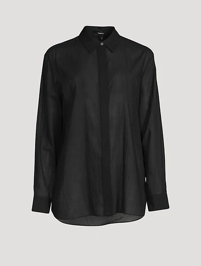 Classic Organic Cotton Menswear Shirt