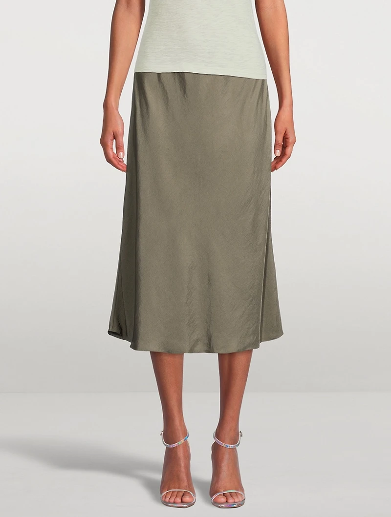 Midi Slip Skirt