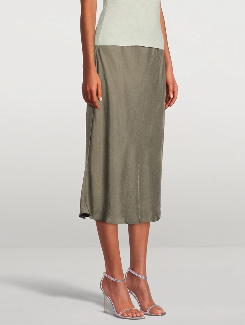 Midi Slip Skirt