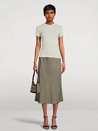 Midi Slip Skirt