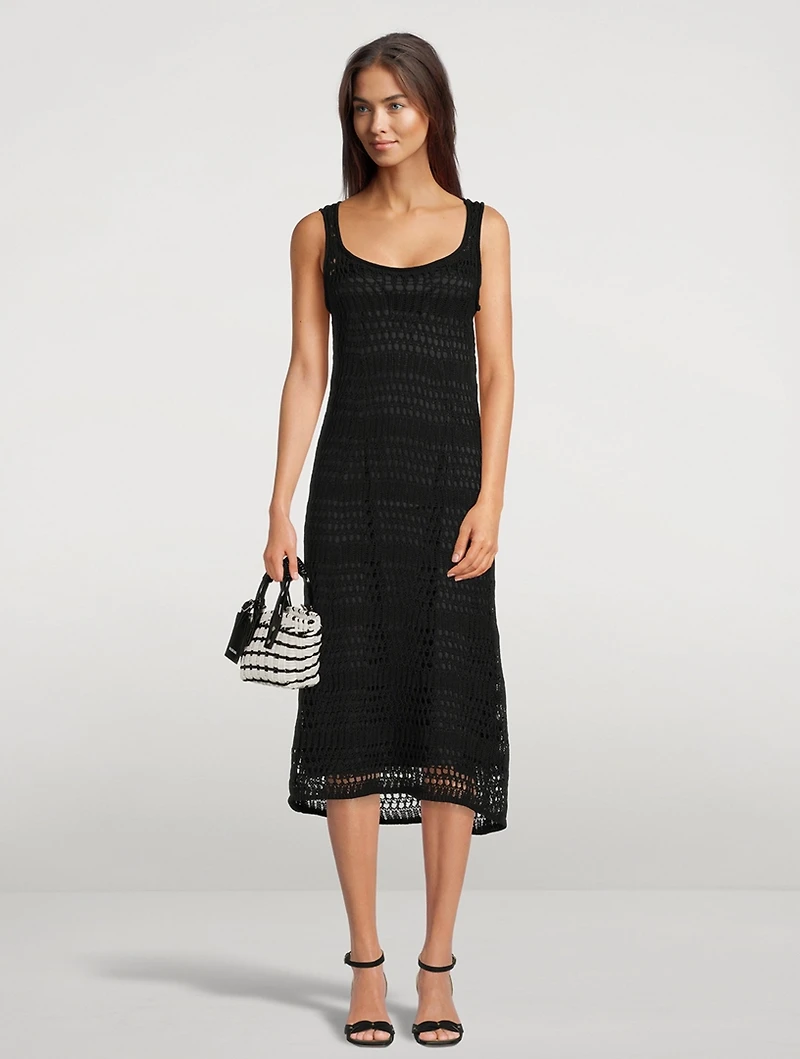 Crochet Midi Dress