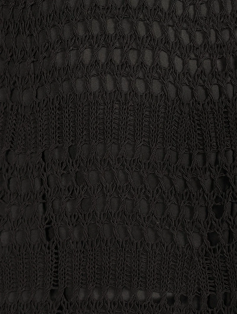 Crochet Midi Dress