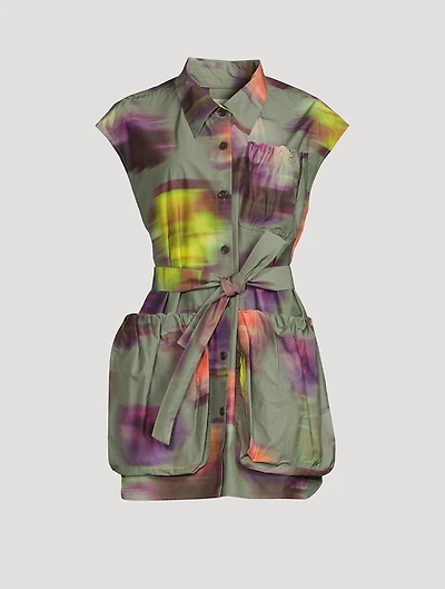 Varon Printed Safari Jacket