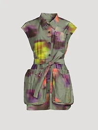 Varon Printed Safari Jacket
