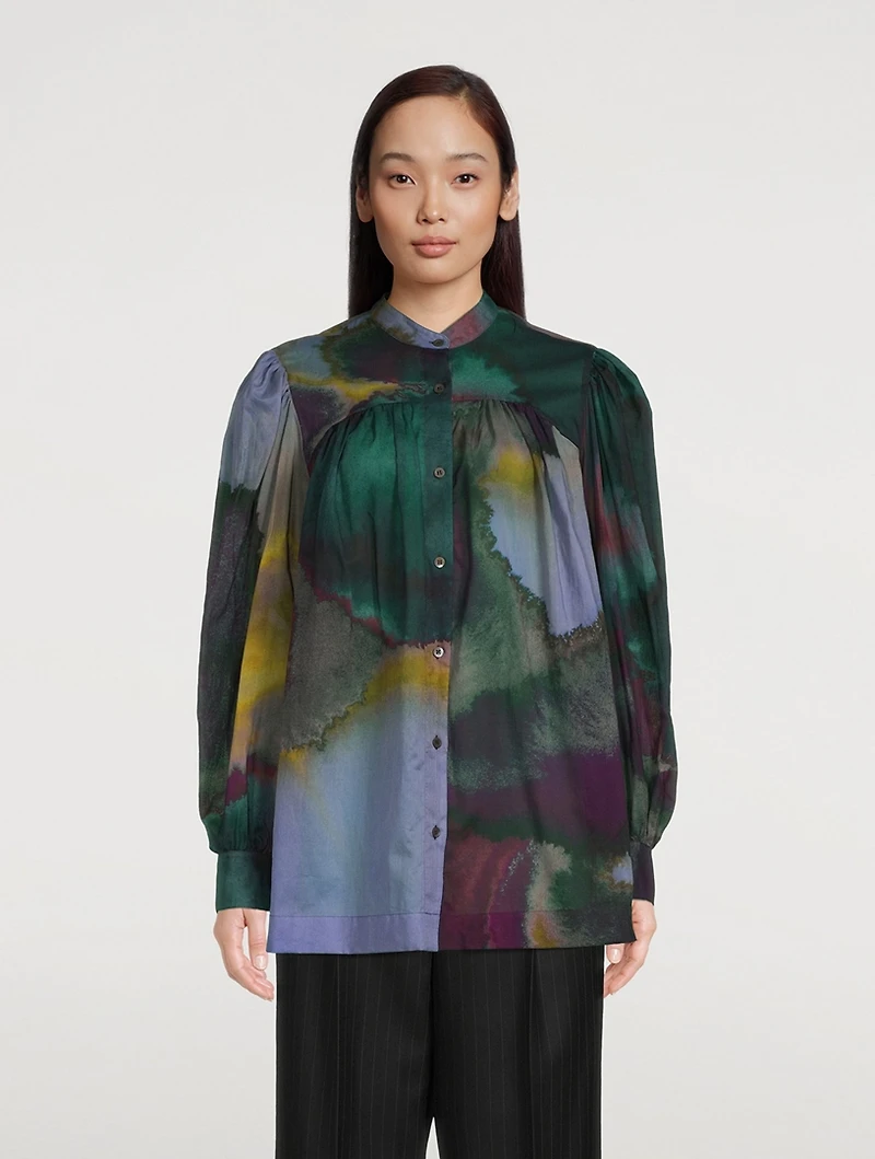 Cassan Printed Cotton Shirt