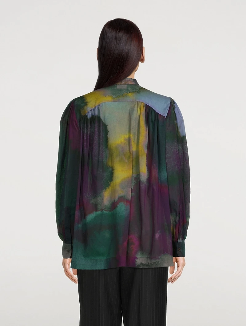 Cassan Printed Cotton Shirt