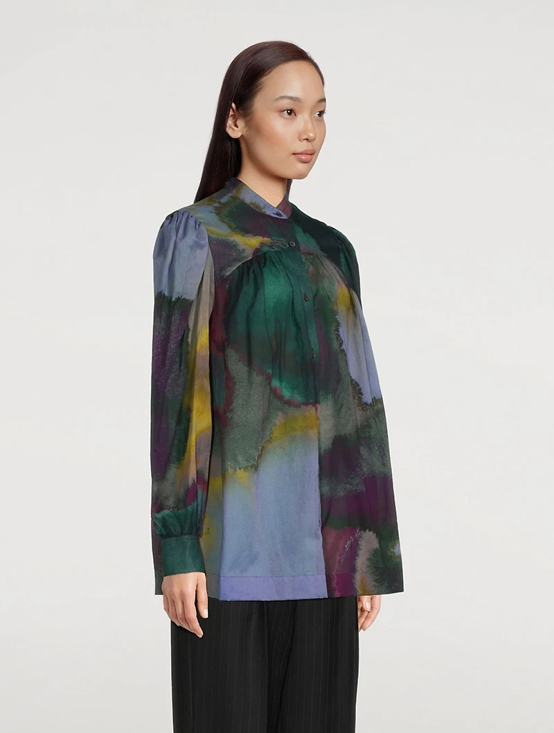 Cassan Printed Cotton Shirt