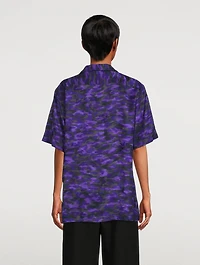 Clive Short-Sleeve Shirt Camo Print