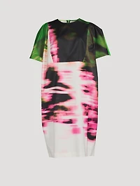 Dalia Printed Wool Dress
