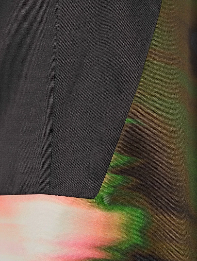 Dalia Printed Wool Dress