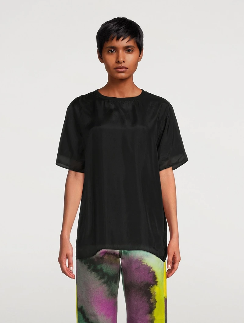 Habbar Cotton And Silk T-Shirt