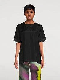 Habbar Cotton And Silk T-Shirt