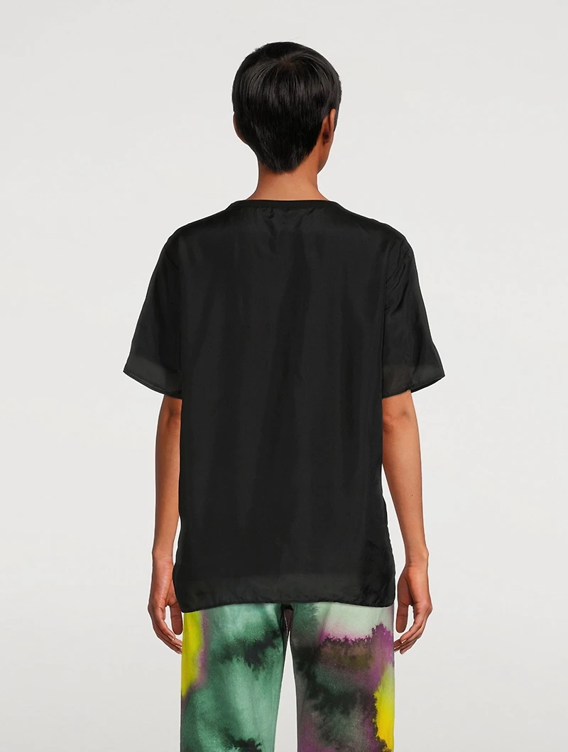 Habbar Cotton And Silk T-Shirt