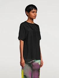 Habbar Cotton And Silk T-Shirt