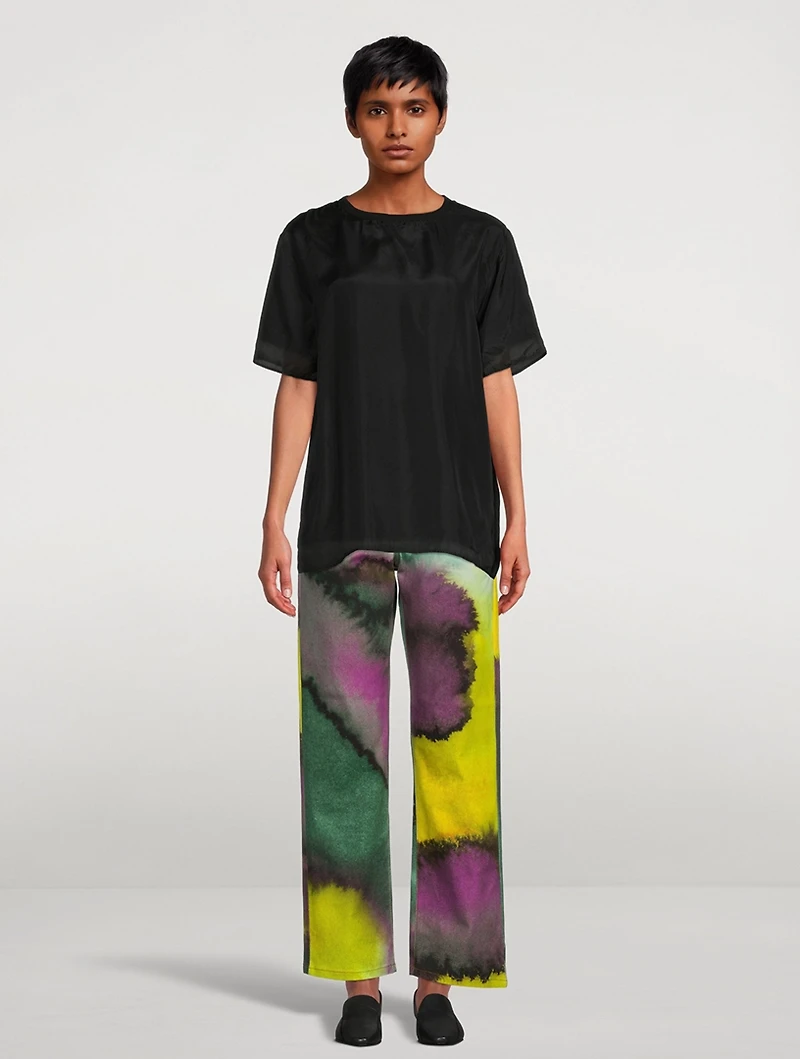 Habbar Cotton And Silk T-Shirt