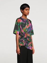 Hege Printed Smocked T-Shirt