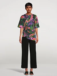 Hege Printed Smocked T-Shirt