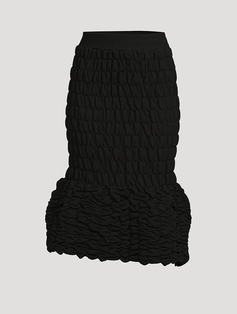 Haturn Padded Midi Skirt