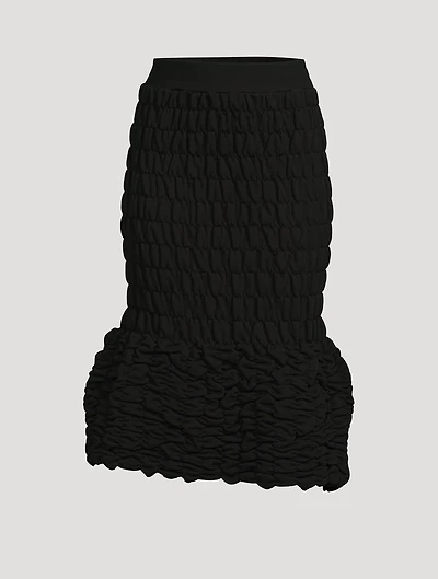 Haturn Padded Midi Skirt