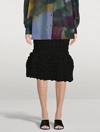 Haturn Padded Midi Skirt