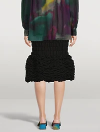 Haturn Padded Midi Skirt