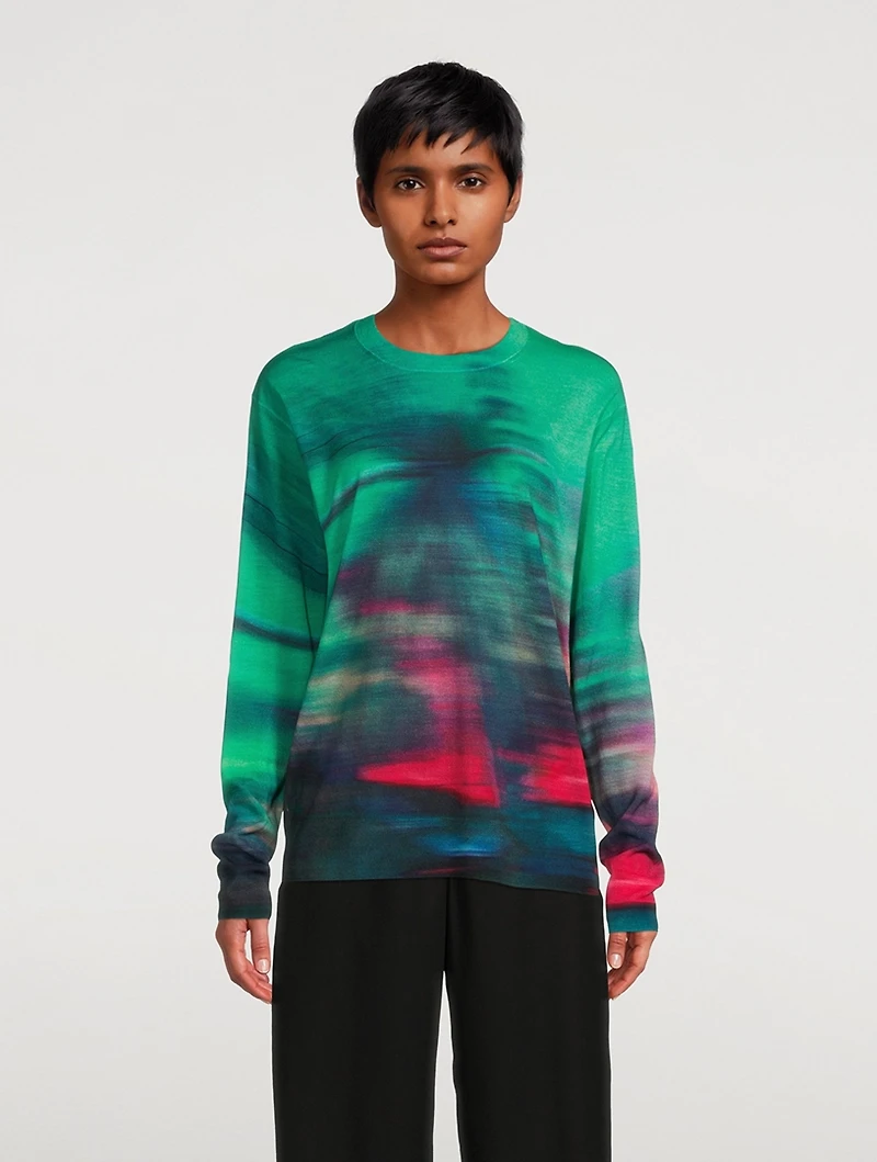 Jentien Printed Sweater