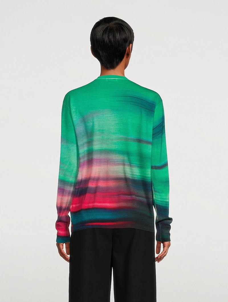 Jentien Printed Sweater