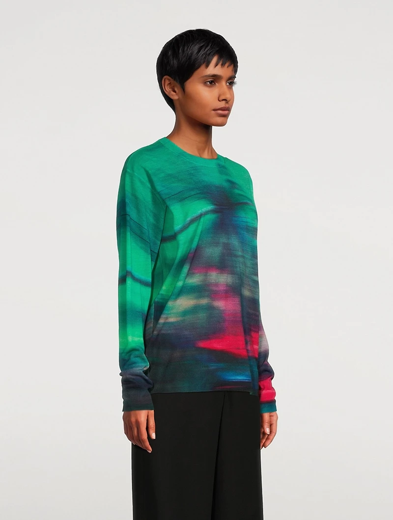 Jentien Printed Sweater