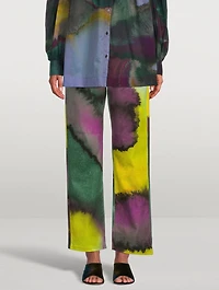 Piscos Printed High-Rise Boyfriend Jeans