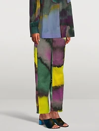 Piscos Printed High-Rise Boyfriend Jeans