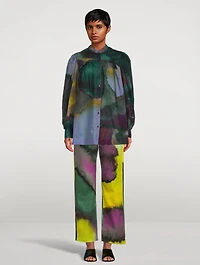 Piscos Printed High-Rise Boyfriend Jeans