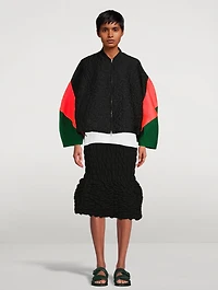 Vola Mixed-Media Jacket