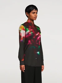 Clavelly Printed Cotton Shirt