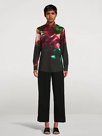 Clavelly Printed Cotton Shirt