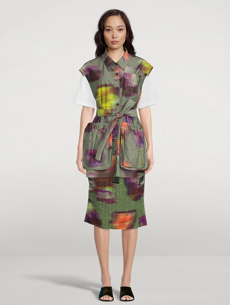 Solidos Printed Midi Skirt