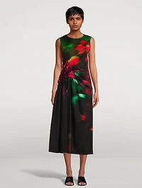 Docke Printed Smocked Dress