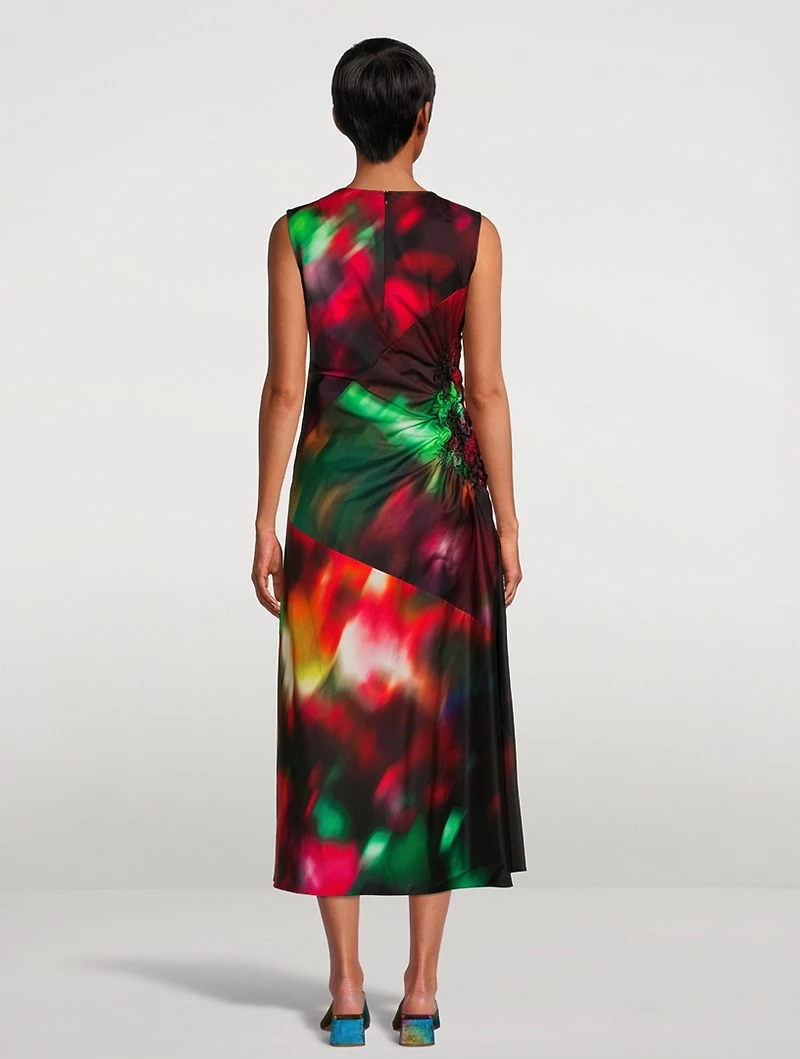 Docke Printed Smocked Dress