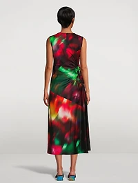 Docke Printed Smocked Dress