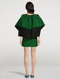 Dylas Cape Mini Dress