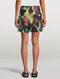 Hesta Printed Cotton Shorts