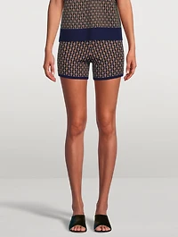 Jaxie Jacquard Knit Shorts