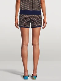 Jaxie Jacquard Knit Shorts