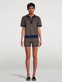 Jaxie Jacquard Knit Shorts