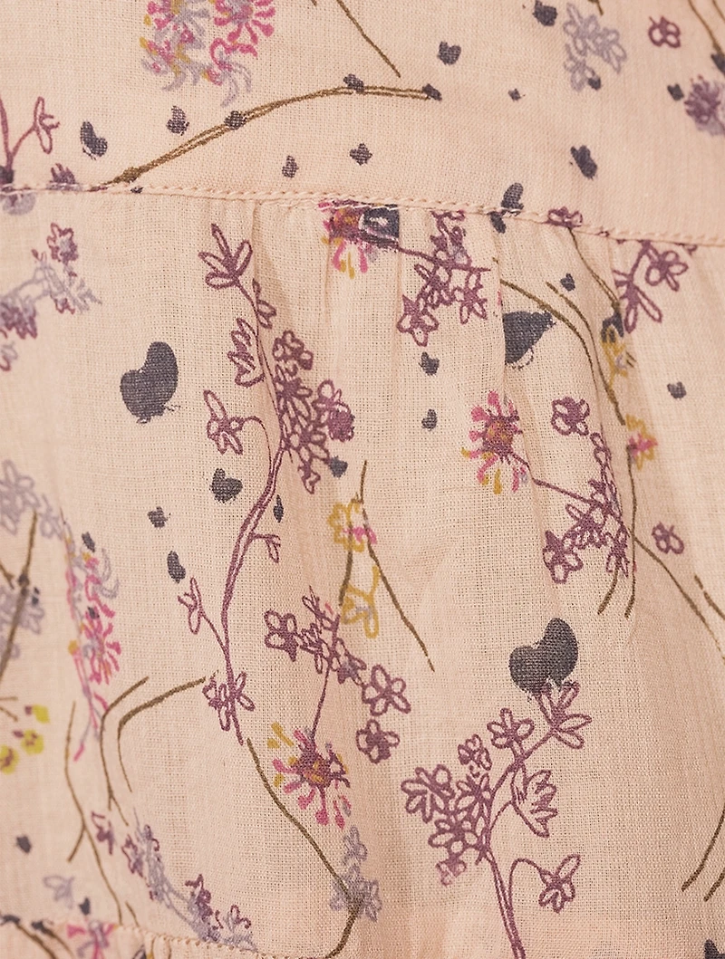 Belle Shirt Dress Floral Print
