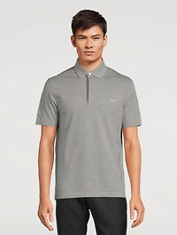 Cotton Short-Sleeve Polo Shirt
